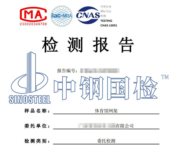網(wǎng)架檢測報告