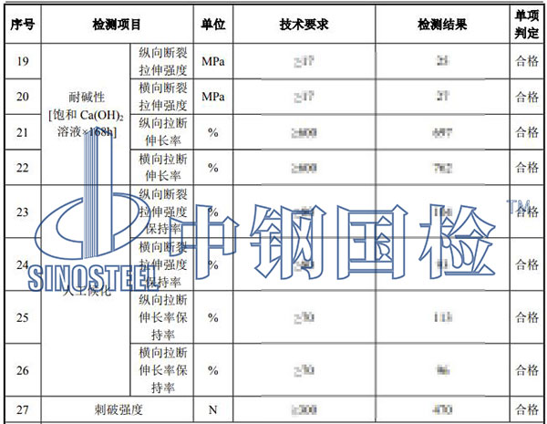 隧道防水板檢測結(jié)果
